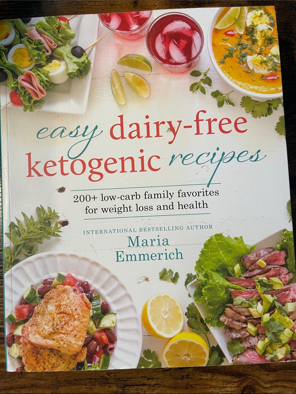 Easy Dairy-Free Ketogenic Recipes by Maria Emmerich - White, Red, Green